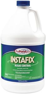 The Pond Guy InstaFix Algae Control, Outdoor Water Garden, Fountain & Birdbath Algae Solution, EPA Registered Liquid Algaecide, Control Green Water & String Algae, Bird, Fish & Pet Safe, 1 Gallon