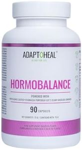 Adaptoheal Hormobalance – Suplemento de Adaptógenos para el Equilibrio del Sistema Hormonal Femenino con Vitex, Ginseng y Uña de Gato – Vegano, Sin Gluten ni Lácteos (90 cápsulas)