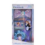 Townley Girl Disney Frozen 2 Hair Accessories Set, Kit Includes, 1 Hair Brush, 10 Hair Tie, 1 Hair Bow 1 Hair Pony, 14 Pcs - Multicolor