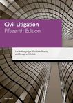 Civil Litigation (Legal Practice Course Manuals)