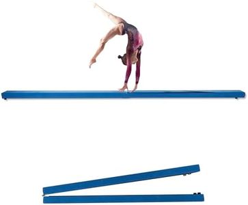 Trademark Innovations Gymnastics Foam Floor Folding Balance Beam for Home