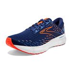 Brooks Men's Glycerin 20 D Width Running Shoe (BRK-110382 1D 49735B0 11 (444) BLU/ORG)