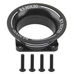 Vgoohobby Metal Motor ESC Cooling Fan Cover Air Inlet Channel 3010 for 30mm×30mm 540 550 Motor Fan Compatible with 1/8 1/10 1/12 RC Car Truck (Black)