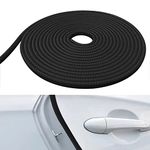 zmoso car Door Edge Guards，car Door Protector Car Edge Trim Rubber Seal Protector with U Shape Car Protection,Car Protective Accessories are Suitable for Most Cars 16.4Ft（5M） (DOOR Edge-BLACK)