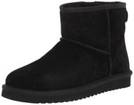 Koolaburra by UGG Women's Burra Mini Ankle Boot, Black, 8 UK