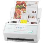 ScanSnap iX2500 Wireless or USB High-Speed Cloud Enabled Document & Receipt Scanner with Large Touchscreen and 100 Page Auto Document Feeder for Mac or PC, White