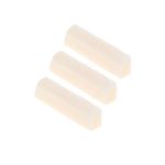 3pcs String Nut, 8 String Mandolin Nut Slotted Mandolin Nut Bone Slotted Instrument Replacement Repair Accessories