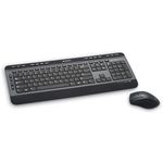 Verbatim Wireless Multimedia Keyboard and 6-Button Mouse Combo - 2.4GHz with Nano Receiver - Mac & PC Compatible - Black - 99788