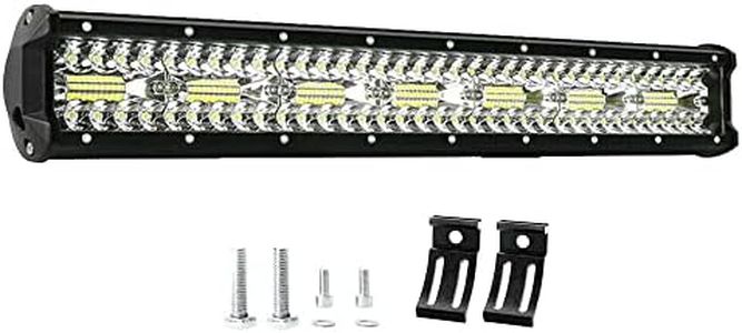 20 inch 4WD Tri-Row CREE LED Light Bar Spot Flood Combo Driving Offroad Truck