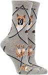 WHD Boxer Socks (Gray, Medium)