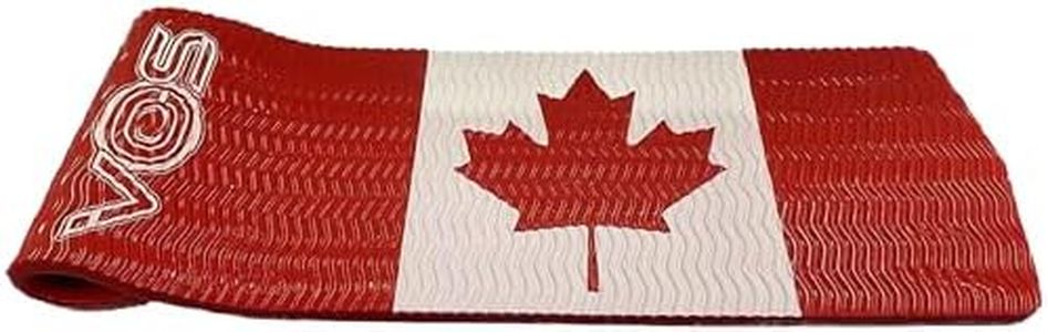 VOS Infinity Lounger Effusion Float - Canadian Leaf Design. Enjoy Ultimate Buoyancy in Pools, Beaches, Lakes, Water Parks