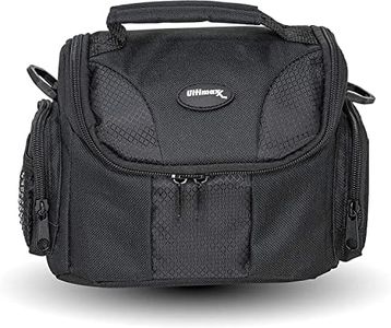 Medium Soft Padded Digital SLR Camera Travel Case/Bag with Clip-on Detachable and Adjustable Strap