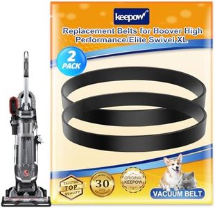 KEEPOW Replacement Belts Compatible with Hoover High Performance Vacuum Cleaner Elite Swivel XL Pet Upright Vacuum UH75200, UH75210, UH75250, UH75110, UH75100, UH75150, UH75160 Series, 2 Pack