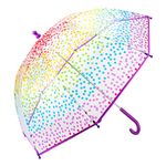 Hartom Rainbow Dots, Childrens Lightweight, POE Dome Umbrella.