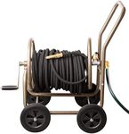 UPP All Metal 4-Wheel Garden Hose R