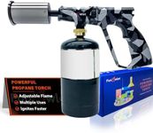 Powerful Cooking Propane Torch Lighter - Culinary Kitchen Torch, Sous Vide, Charcoal Lighters Campfire Starter, Flame Thrower Fire Grill Gun for Searing Steak, Creme Brulee, BBQ(Tank Not Included)
