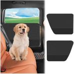 2PCS Car Door Protector for Dogs with Net Storage Pockets,Anti Scratch Dog Car Door Protector Installation on Car Window,Universal Car Interior Accessories Door Covers for Dogs