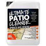 Pro-Kleen Ultimate Patio Cleaner - Deeply Cleans Patios & Drives to Remove Dirt & Grime - Removes Black Spots & Lichen - Concentrated Formula - Covers up to 25m2 (5 Litres)