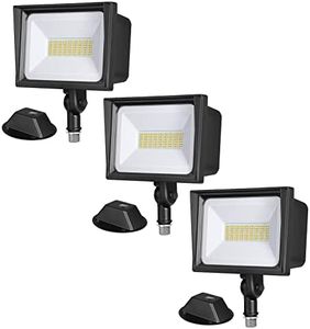 DEWENWILS 65W LED Flood Light Outdoor, 6670 Lumen Super Bright(500W Halogen Equivalent) IP65 Waterproof Knuckle Mount LED Security Light, 5000K Daylight for Landscape, Garden, Yard, Garage, UL Listed