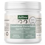 AniForte Egg Shell Powder 250g Calcium for Dogs & Cats - Natural Calcium Source, Supports Bones & Teeth, Egg Shell Powder for Barf, High Bioavailability