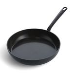 GreenPan Craft Healthy Ceramic Non-Stick 28 cm Frying Pan Skillet, PFAS-Free, Metal Safe, Cast Stainless Steel Handle, Induction Suitable, Oven Safe, Black