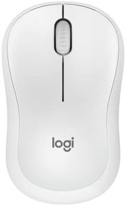 Logitech M240 Silent Bluetooth Mouse, Wireless, Compact, Portable, Smooth Tracking, 18-Month Battery, for Windows, MacOS, ChromeOS, Compatible with PC, Mac, Laptop, Tablets - Off White