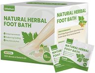 Difethen Natural Mugwort/Wormwood Herbal Foot Soak,Lymphatic Ginger Foot Bath Bag, Anti-Swelling Foot SPA Promote Metabolism, Foot Care 15g/PCS (10PCS)