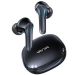 VANIR Wireless Bluetooth Earbuds, AI Noise Canceling, Call Noise Reduction, In-ear Earphones, IP55 Waterproof, 30-hour Battery Life, Charging Case, Compatible with iPhone and Android