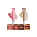 Summer Lip Balm, Moisturising Lip Balm For A Sheer Tint Of Colour, Vegan & Cruelty-free, Moisturising Lip Balm Tube For Dry & Chapped Lips, Lip Care (Khaki, 1PC)