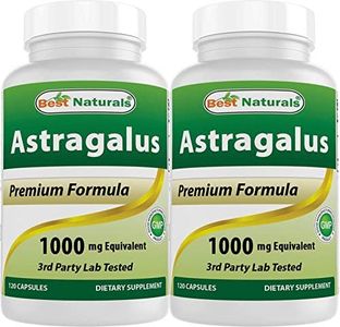 Best Naturals Astragalus Extract 1000 Mg 120 Capsules (120 Count (Pack of 2))