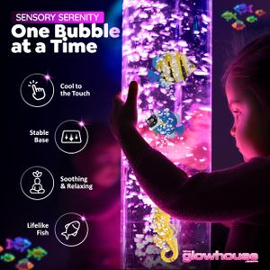 100cm Colour Changing Bubble Lamp – LED Mood Floor Light