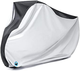 Bike Cover, XL Large Waterproof Outdoor Bicycle Cover with Lock Hole for Mountain Road Bikes