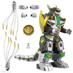 Super7 ULTIMATES! Mighty Morphin Power Rangers Dragonzord - 9" Power Rangers Action Figure with Accessories Classic TV Show Collectibles