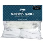 Shark Lax - SemiSoft Lacrosse Mesh and Stringing Kit - White - Easy to String Kit - Use SemiSoft Mesh for The Best Performance