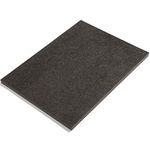 Diflart Natural Black Granite Stone Pastry Cheese and Cutting Serving Baking Board Slab 16x20x4/5 Inch