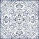 FloorPops Hastings Peel & Stick Floor Tiles, Blue