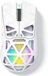 NSYCA G11 RGB Wireless Gaming Mouse for Gaming Setup & Multi-Device Use, Tri-Mode Bluetooth 5.1/2.4GHz/USB-C, 22000 DPI Lightweight Programmable Mouse for PC, Laptop & Mac
