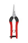 FELCO F321 321 Snip, Harvesting Shear, Steel Handles, Chromed Blade, Red