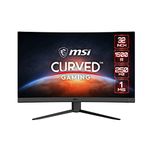 MSI G32C4X 32 Inch Fhd Curved Gaming Monitor - 1500R 1920 X 1080 Va Panel, 250Hz / 1Ms, AMD Freesync Premium, HDR Ready, Black