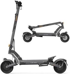 Ausom L2 Max 2688W Dual Motor Electric Scooter for Adults, 56 Miles Max Range Folding Off Road E Scooter, 38 Mph Top Speed,48V 20.8Ah Battery, E-ABS and Dual Disc Brakes, All-Round Lighting System