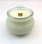 Wood Wick Pink Candle in Weck Deco Jar (Natural Soy Wax) - Sea Breeze Fragrance