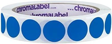 ChromaLabel 0.75 Inch Round Label Removable Color Code Dot Stickers, 1000 Labels per Roll