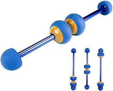 MOBO 7-in-1 Muscle Roller Stick – Full-Body Massage Roller for Myofascial Release, Trigger Point Therapy, Muscle Recovery, Deep Tissue Leg & Back Pain Relief, Physical Therapy, Gym & Travel Use