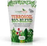 Organic Soil for Vegetable Garden Turbo Soil Bio-Blend, Superior Organic Soil Amendment (3 lbs)