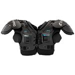 CHAMPRO Gauntlet 1 Football Shoulder Pad, Medium Black