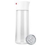 Whiskware Dressing Shaker with BlenderBall Wire Whisk, Tritan - C01396, White