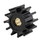 Water Pump Impeller 12 Blades Boat Impeller Compatible with Jabsco Sierra GLM Mallory Onan Perkins -Penta Yanmar Johnson 09-1027B 09-1027B-1 OMC 3588256