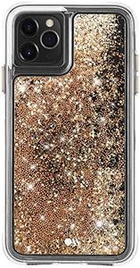 Case-Mate - Waterfall - Glitter Case for iPhone 11 Pro Max - 6.5 inch - Gold