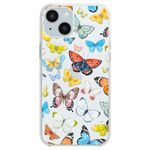 Blingy's for iPhone 15 Plus Case, Women Girls Cute Colorful Butterfly Pattern Fashionable Art Design Transparent Soft TPU Protective Clear Case Compatible for iPhone 15 Plus 6.7 inch (Butterflies)