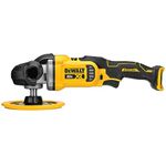 DEWALT 20V MAX* XR Cordless Polisher, Rotary, Variable Speed, 7-Inch, 180 mm, Tool Only (DCM849B)